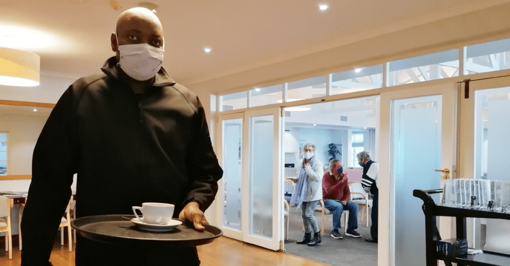 CDC_5_Staff serve coffee and tea after the jab