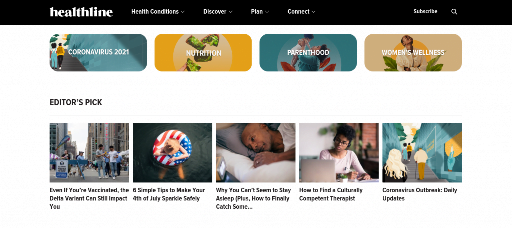 Healthline is easily one of the best websites for seniors. It brings you the latest health news written and reviewed by health professionals.